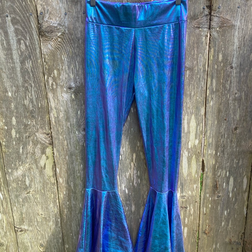 Mermaid Blue/Purple Funky Pants
